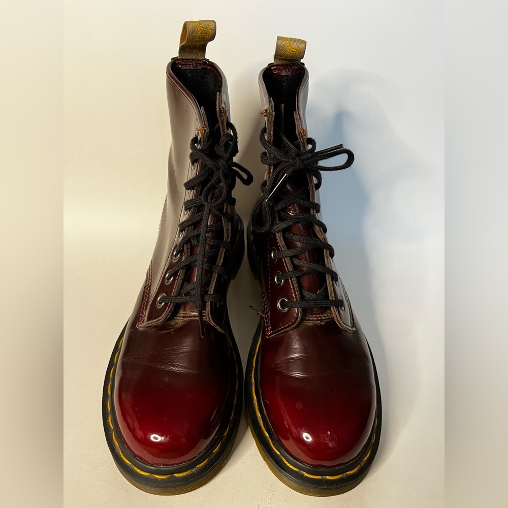 Gently used Doc Marten boots. Size 6 women’s boots. Too small for me.